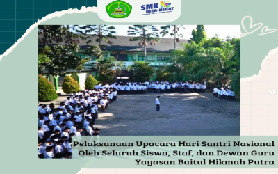 Kebersamaan dalam Keberkahan: Upacara Hari Santri Nasional 2024 di Yayasan Baitul Hikmah Putra