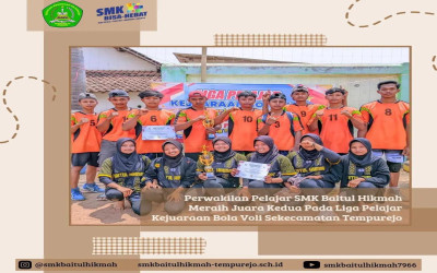 Juara 2 Liga Pelajar Bola Voli Kecamatan Tempurejo