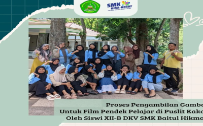 Proses Pengambilan Gambar Untuk Film Pendek Pelajar di Puslit Kakao